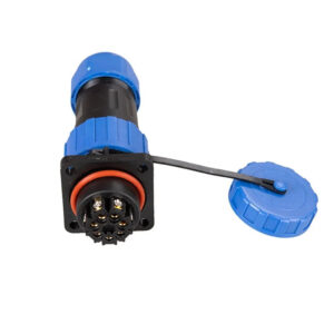 7 Pin TY20 Square Solder-free Screw Connection IP68  Panel Mount 5A  Male Female Power Plug Circular Waterproof Connectors