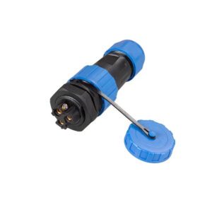 IP68 Solderless screw connection TY20 Back Nut 3 Pin Panel Mount 25A  Male Female Power Plug Circular Waterproof Connectors