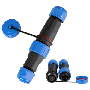 Solder-free Screw Connection IP68 TY16 Docking 3 Pin  Outdoor 10A  Male Female Power Plug Circular Waterproof Connectors