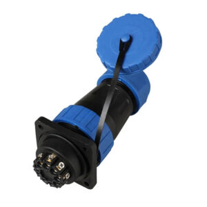 TY28 Square 9Pin Solder-free Screw Connection IP68 Panel Mount 10A Male Female Power Plug Circular Waterproof Connectors