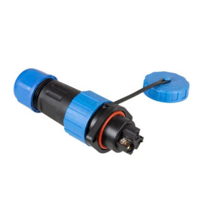 Solderless Screw Connection 3 Pin 25A TY20 Flange IP68  Panel Mount  Male Female Power Plug Circular Waterproof Connectors
