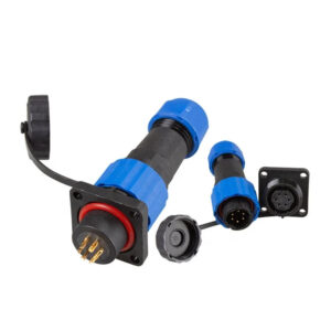 SD16 Square 6pin 5A Panel Mount M16 Outdoor Circular Industrial Male Female Plug Socket Cable Power IP68 Waterproof Connector