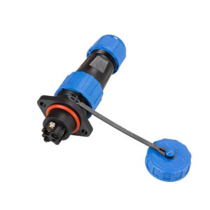 No Soldering Screw Connection 4Pin TY16 Flange IP68  Panel Mount 5A  Male Female Power Plug Circular Waterproof Connector