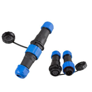 High Quality  IP68 Straight  Male Female Round Plug Socket SP16 Kit SD16 Docking 4Pin 5A Cable Waterproof Connector