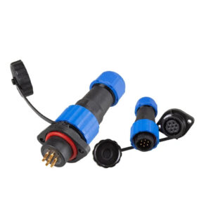 New Style IP68 SD16 M16 5A 7Pin Quick Connector I Shape SP Male Female Cable Wire Gland Sleeve Waterproof  Connectors
