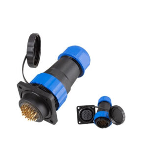 SD28 Square 26P 5A IP68 Panel Mount  Male Female Conector for Led  Outdoor Lighting Cable Electrical Wire Waterproof Connector