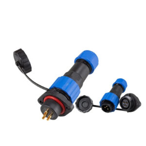 3Pin New Style IP68 Quick Connector I Shape SP SD16 M16 10A Male Female Cable Wire Gland Sleeve Waterproof  Connectors