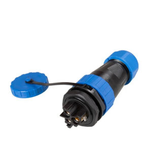 No Soldering Screw Connection IP68 TY28 Back Nut 3 Pin  Panel Mount 45A  Male Female Power Plug Circular Waterproof Connectors