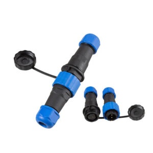 High Quality  IP68 Straight Male Female Round Plug Socket SD16 Docking SP16 Kit 2Pin 10A Cable Waterproof Connector