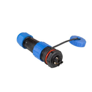 No Soldering Screw TY16 Back Nut 4Pin Connection IP68  Panel Mount 5A  Male Female Power Plug Circular Waterproof Connector