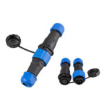 High Quality  IP68  Straight Male Female Round Plug Socket SP16 Kit SD16 Docking 3Pin 10A Cable Waterproof Connector