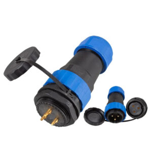 Latest Hot Selling IP68 Threaded Plastic Panel Mount SD28 Back Nut 3 Pin 25A M28 Power Plug Circular Waterproof Connector