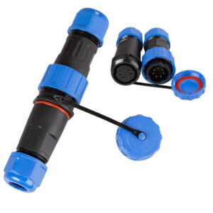 TY20 Docking 7 Pin Solder-free Connection IP68 Straight Outdoor 5A  Male Female Power Plug Circular Waterproof Connectors