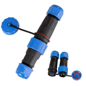 TY16 Docking 2Pin 16A  Solder-free Screw Connection IP68  Led Strip Straight Outdoor Male Female Power Plug Waterproof Connector