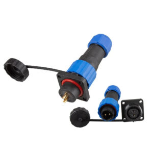 Panel Mount M16 SD16 Square 2pin 10A Outdoor Circular Industrial Male Female Plug Socket Cable Power IP68 Waterproof Connector