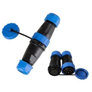 Solder-free TY28 Docking 5Pin No Soldering Screw IP68 Straight Outdoor 25A  Male Female Power Plug Circular Waterproof Connector