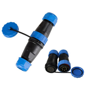 Solder-free TY28 Docking 7Pin No Soldering Screw IP68 Straight Outdoor 25A  Male Female Power Plug Circular Waterproof Connector