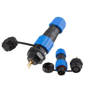 High Quality Threaded Plastic Panel Mount SP13 SD13 Back Nut 2Pin 10A Male Female Round Plug Socket  Wire Waterproof Connector