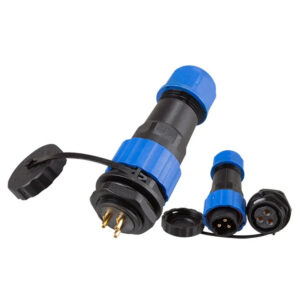 Panel Mount M20 SD20 Back Nut 25A Outdoor Circular Industrial Male Female Plug Socket Cable  Power 3 Pin Waterproof Connector