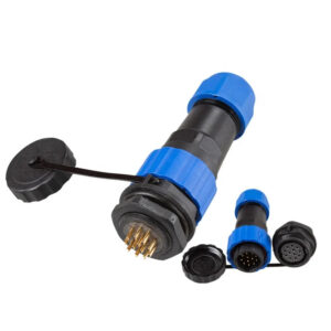 Outdoor Circular Industrial Panel Mount M20 SD20 Back Nut 5A Male Female Plug Socket Cable  Power 12 Pin Waterproof Connector