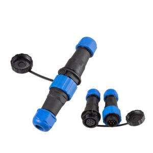 High Quality  IP68  SP16 SD16 Docking 7Pin 5A Straight Male Female Round Plug Socket Kit Cable Waterproof Connector