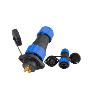 High Quality Threaded Plastic Panel Mount SD20 M20 Flange 3Pin 25A SP Male Female Plug Socket Cable Waterproof Connectors