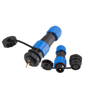 High Quality Threaded Plastic Panel Mount SP13 SD13 Back Nut 1Pin 25A Male Female Round Plug Socket  Wire Waterproof Connector