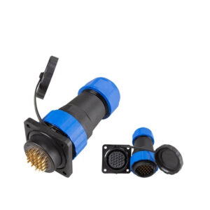 SD28 Square 24P 5A  IP68 Panel Mount Male Female Conector for Led  Outdoor Lighting Cable Electrical Wire Waterproof Connector
